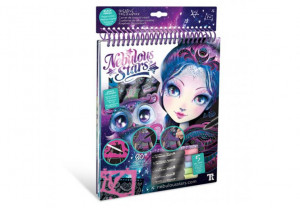 Carte de desene creative - Nebulous Stars - pagini negre