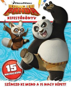 Kung Fu Panda - kifestőfüzet matricákkal