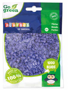 Playbox Margele de calcat Bio - mov - 1.000buc
