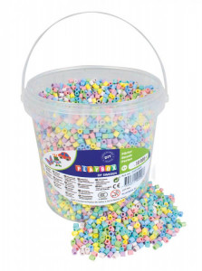Playbox Margele de calcat - culori pastel - 10.000buc - galeata