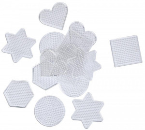 Playbox Planseta pentru margele de calcat - transparent - 15buc