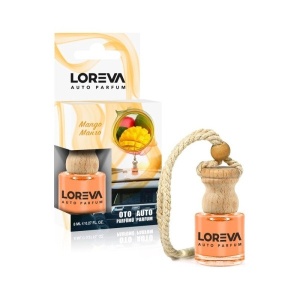 Loreva Mango Odorizant auto parfum 8 ml Ambalaj