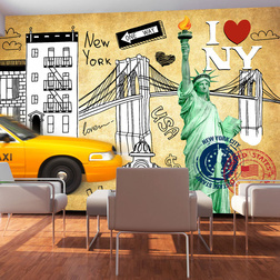 Fotótapéta - One way - New York