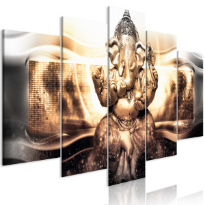Kép - Buddha Style (5 Parts) Golden Wide