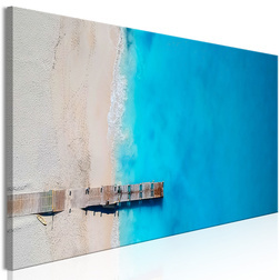 Kép - Sea and Wooden Bridge (1 Part) Narrow Blue