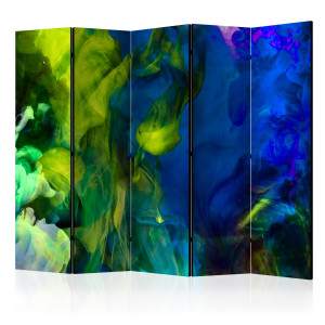Paraván - Colored flames II II [Room Dividers]