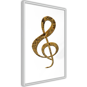 Plakát - Golden Treble Clef
