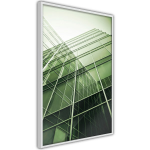 Plakát - Steel and Glass (Green)