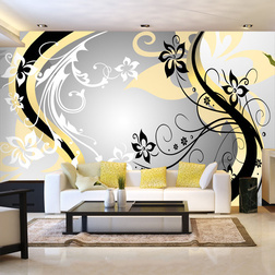 Fotótapéta - Art-flowers (yellow)