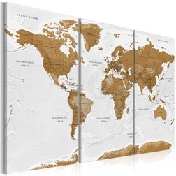 Kép - World Map: White Poetry