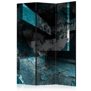 Paraván - Azure Geometry [Room Dividers]