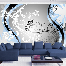 Fotótapéta - Art-flowers (blue)