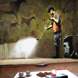 Fotótapéta - Banksy - Cave Painting