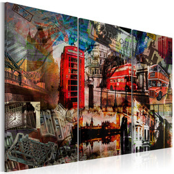 Kép - London kollázs - triptych