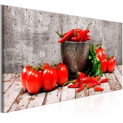 Kép - Red Vegetables (1 Part) Concrete Narrow