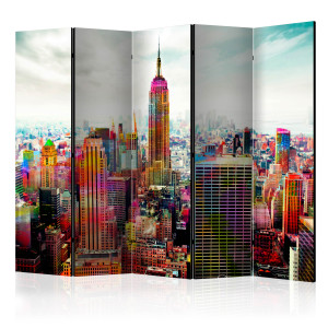 Paraván - Colors of New York City II [Room Dividers]