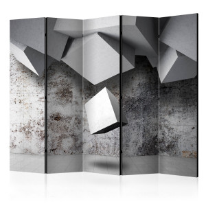 Paraván - Geometric rain II [Room Dividers]