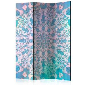 Paraván - Girly Mandala (Blue) [Room Dividers]