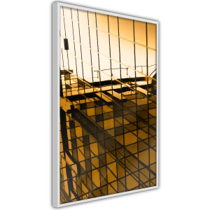 Plakát - Steel and Glass (Yellow)