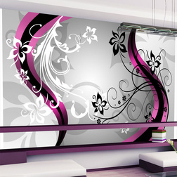 Fotótapéta - Art-flowers (pink)