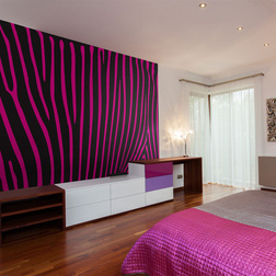 Fotótapéta - Zebra pattern (violet)