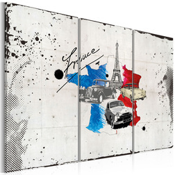 Kép - Francia utazó - triptych