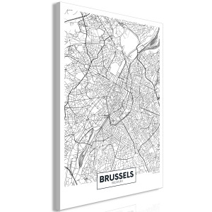 Kép - Map of Brussels (1 Part) Vertical