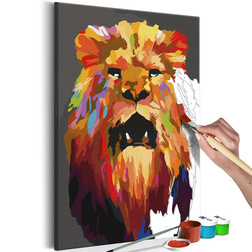 Kifestő - Colourful Lion (Large)
