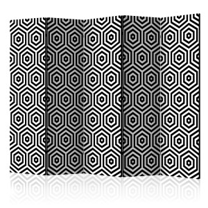Paraván - Black and White Hypnosis II [Room Dividers]