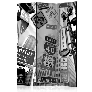 Paraván - Roads to Manhattan [Room Dividers]