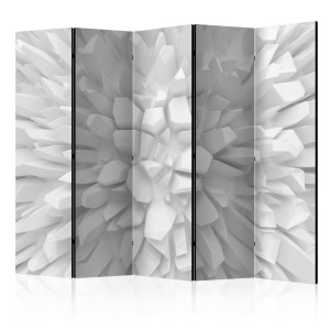 Paraván - White dahlia II [Room Dividers]