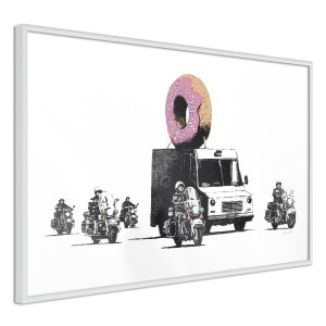 Plakát - Banksy: Donuts (Strawberry)