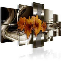 Kép - Hippeastrum and Abstract Waves
