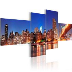 Kép - Night panorama - NYC