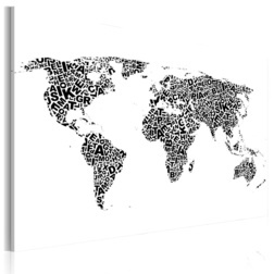 Kép - The World térkép - ábécé