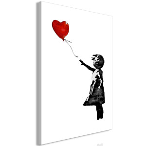 Kép - Banksy: Girl with Balloon (1 Part) Vertical