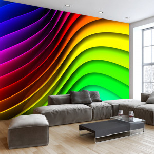 Öntapadó fotótapéta - Rainbow Waves