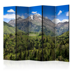 Paraván - Holiday in the mountains II [Room Dividers]
