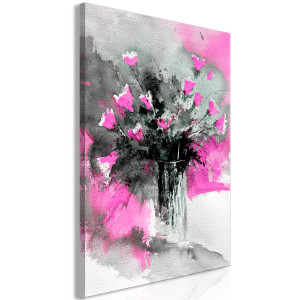Kép - Bouquet of Colours (1 Part) Vertical Pink
