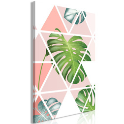 Kép - Geometric Monstera (1 Part) Vertical