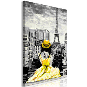 Kép - Paris Colour (1 Part) Vertical Yellow
