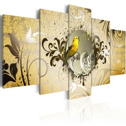 Kép - Yellow bird singing