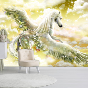 Öntapadó fotótapéta - Pegasus (Yellow)