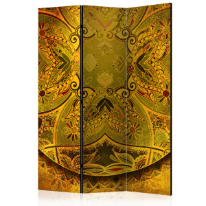 Paraván - Mandala: Golden Power [Room Dividers]
