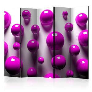 Paraván - Purple Balls II [Room Dividers]