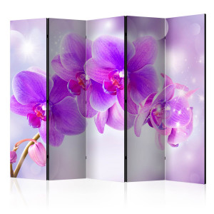 Paraván - Purple Orchids II [Room Dividers]