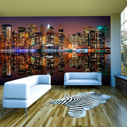 XXL Fotótapéta - Gold reflections - NYC