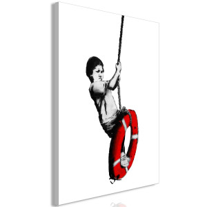 Kép - Banksy: Boy on Rope (1 Part) Vertical