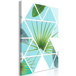 Kép - Geometric Palm (1 Part) Vertical