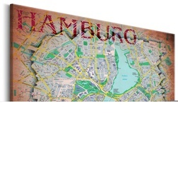 Kép - Map of Hamburg
